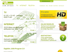 Tablet Screenshot of comunique.hu